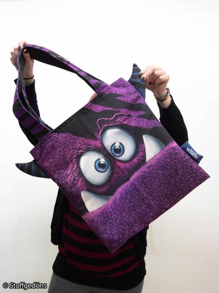 VORBESTELLUNG - Monsta Tasche lila by Thorsten Berger - Samt, Swafing